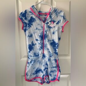 Juicy Couture Teen XL (16) Terry Shorts Jumper Swimsuit Cover